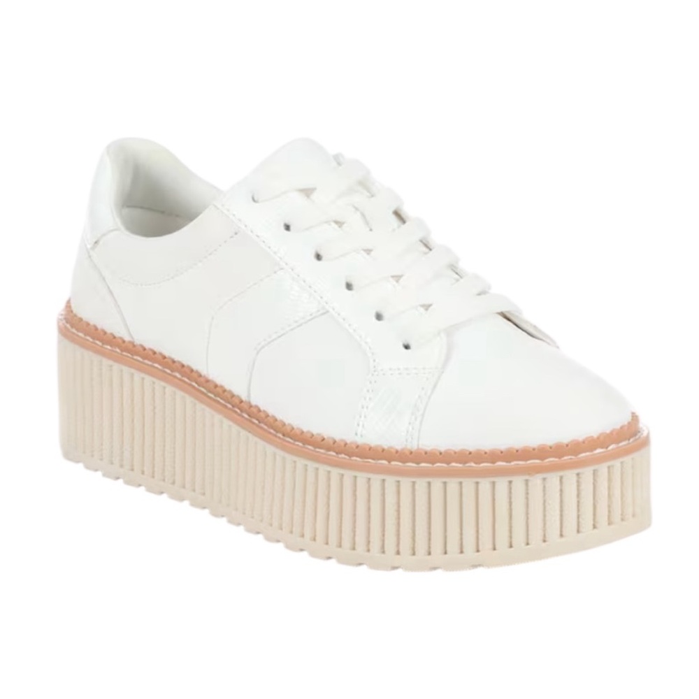 DV BY Dolce Vita Bubbles Platform Sneakers White Women’s 8.5